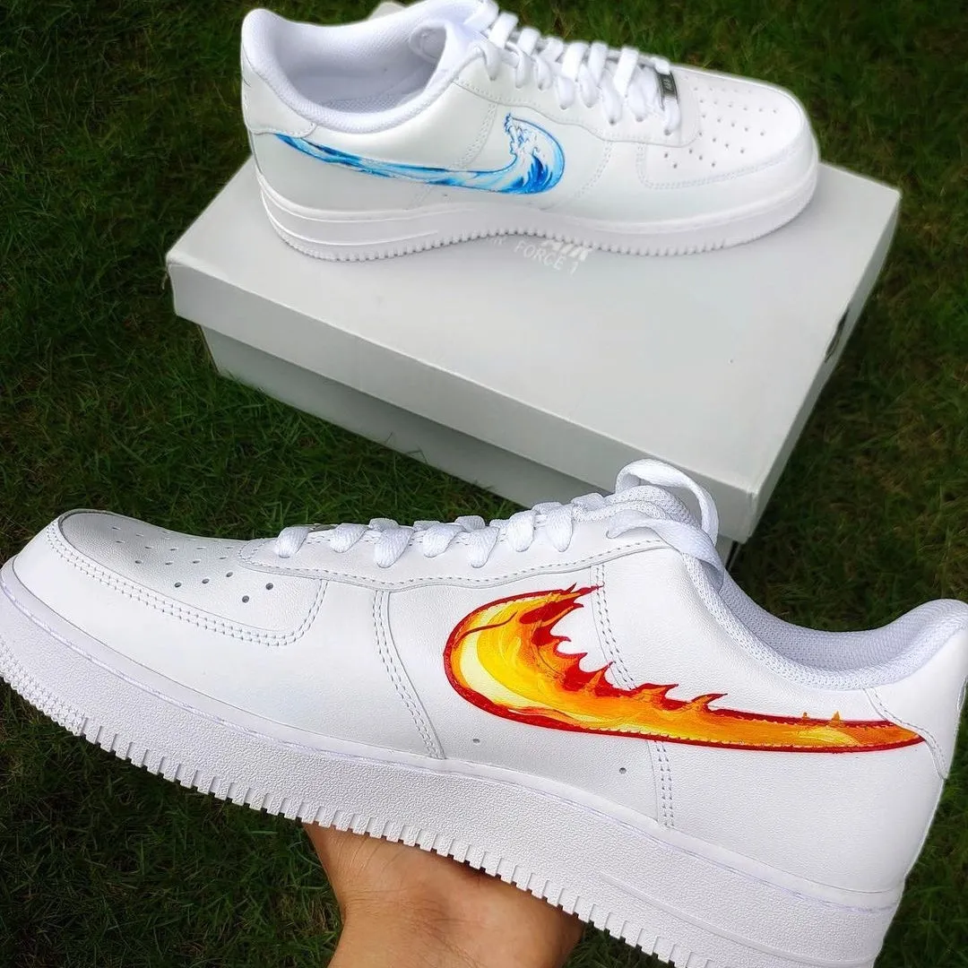 A Song of Waves and Sparks Custom Air Force 1