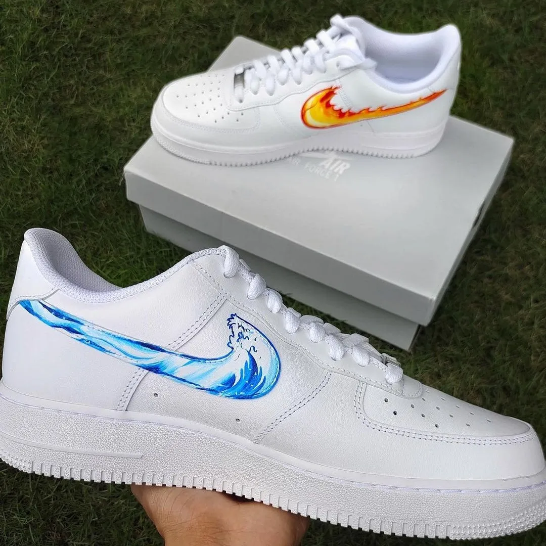 A Song of Waves and Sparks Custom Air Force 1