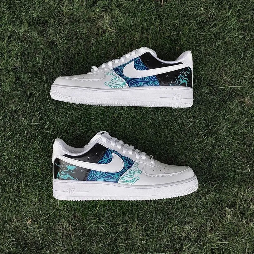 Abstract Graffiti Texture Custom Air Force 1