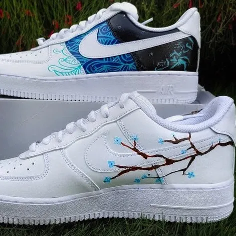 Abstract Graffiti Texture Custom Air Force 1
