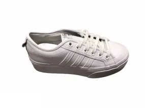 Adidas scarpa sneakers con zeppa da donna Nizza Platform FW0265 bianco