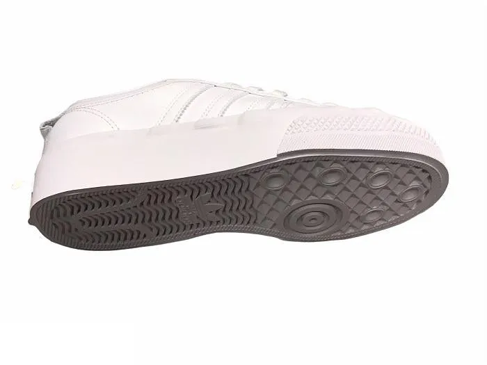 Adidas scarpa sneakers con zeppa da donna Nizza Platform FW0265 bianco