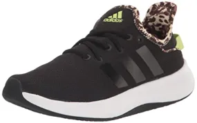 adidas Women's Cloudfoam Pure Sneaker, Black/White/Grey, 10