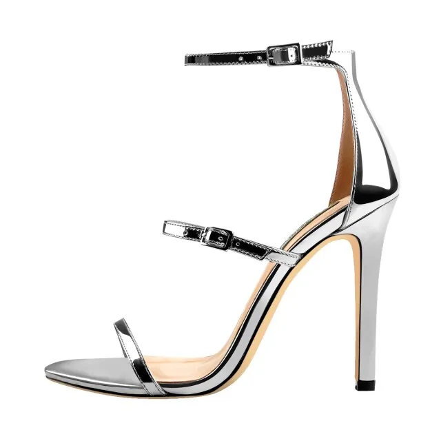 Ankle Strap Open Toe Thin High Heels Sandals