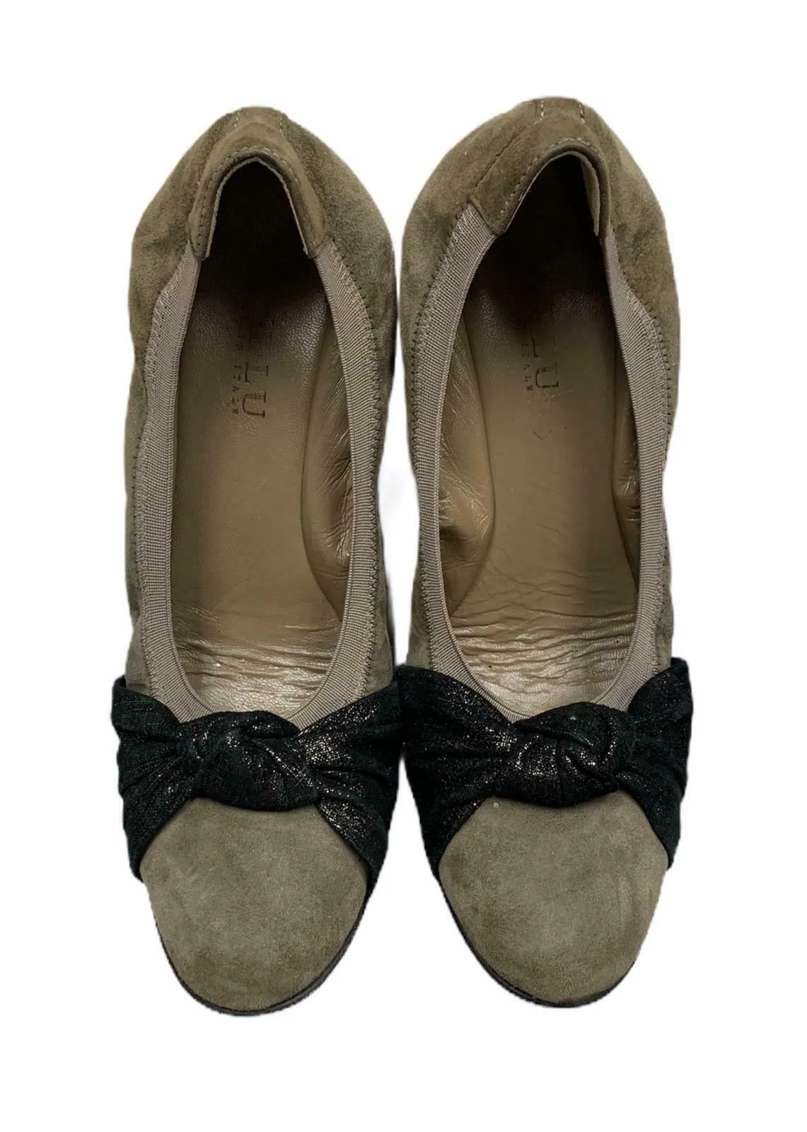 Anyi Lu Rosie Wedge Heels Shoes Comfort Leather Stretch 38 EU