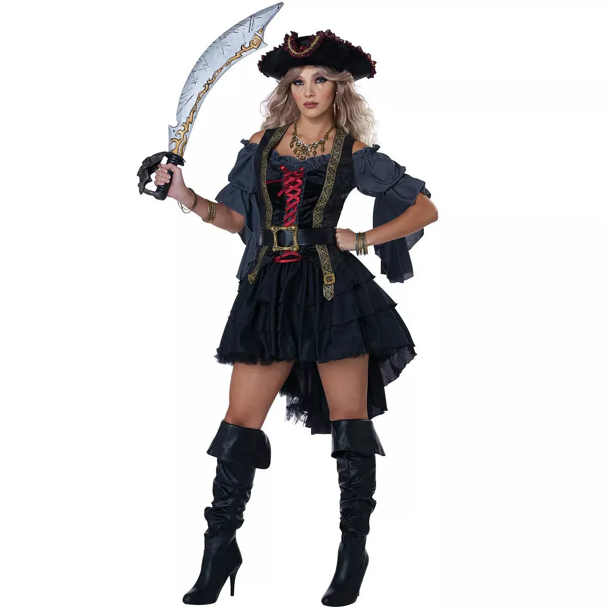 Beauty of the Dark Seas Pirate Womens Costume