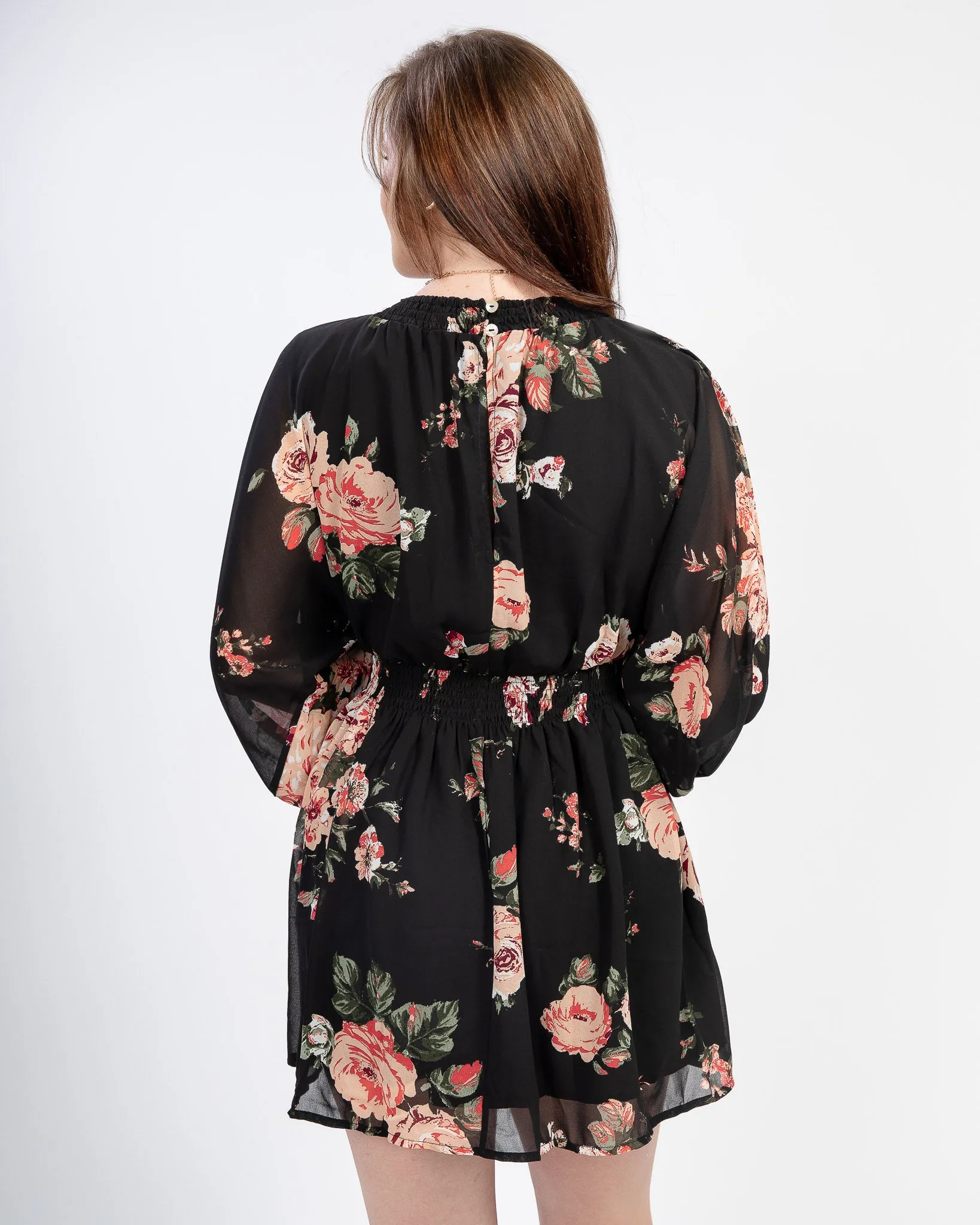 Champagne and Roses Mini Dress
