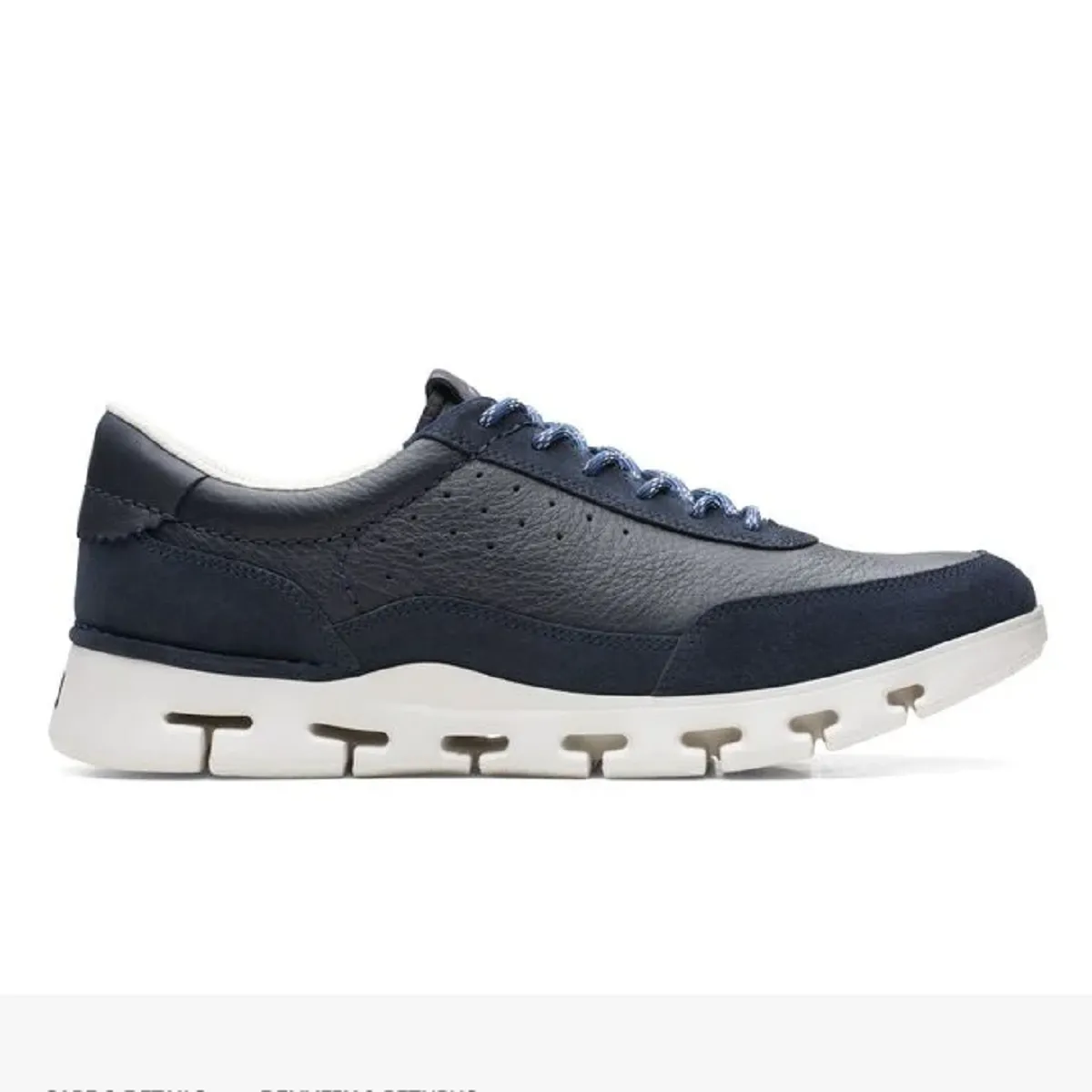 Clarks scarpa sneakers da uomo Nature X One 165998 blu