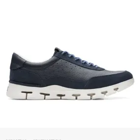 Clarks scarpa sneakers da uomo Nature X One 165998 blu