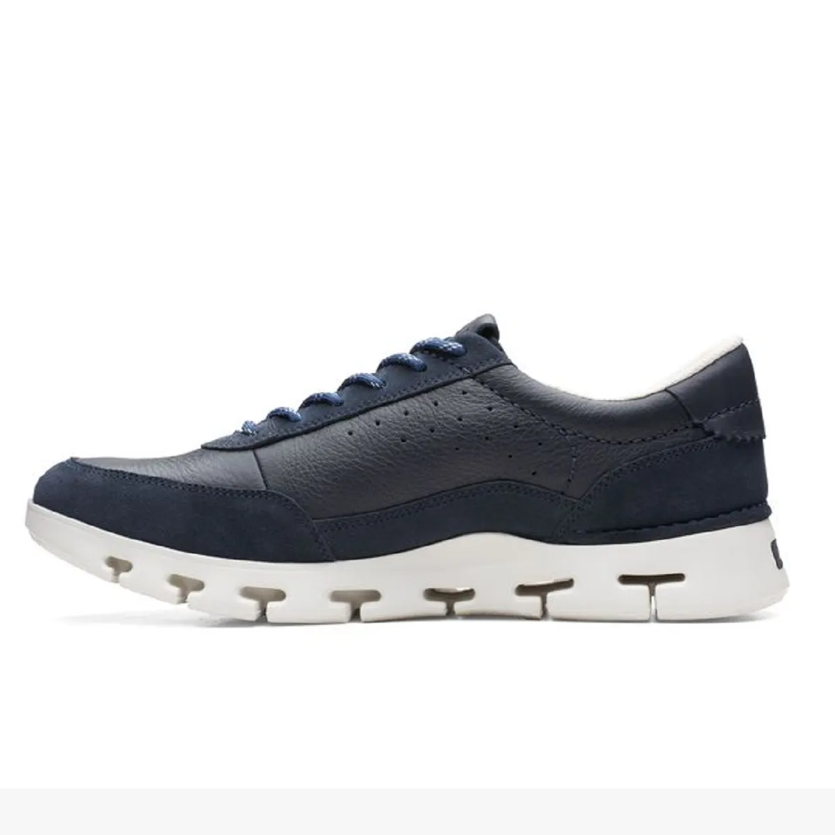 Clarks scarpa sneakers da uomo Nature X One 165998 blu