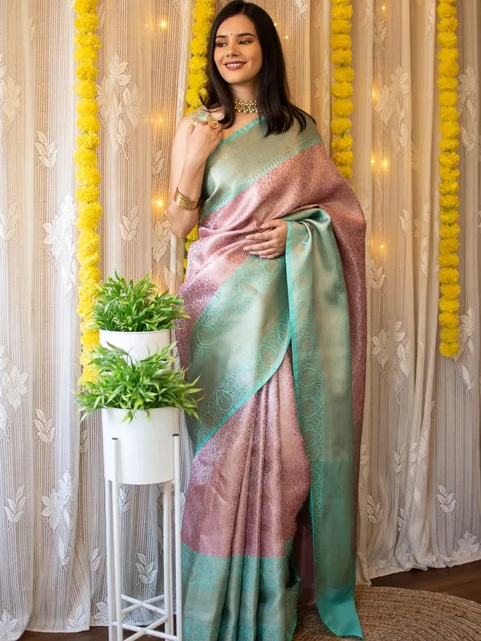 DESIGNER FANCY LICHI SILK SAREE