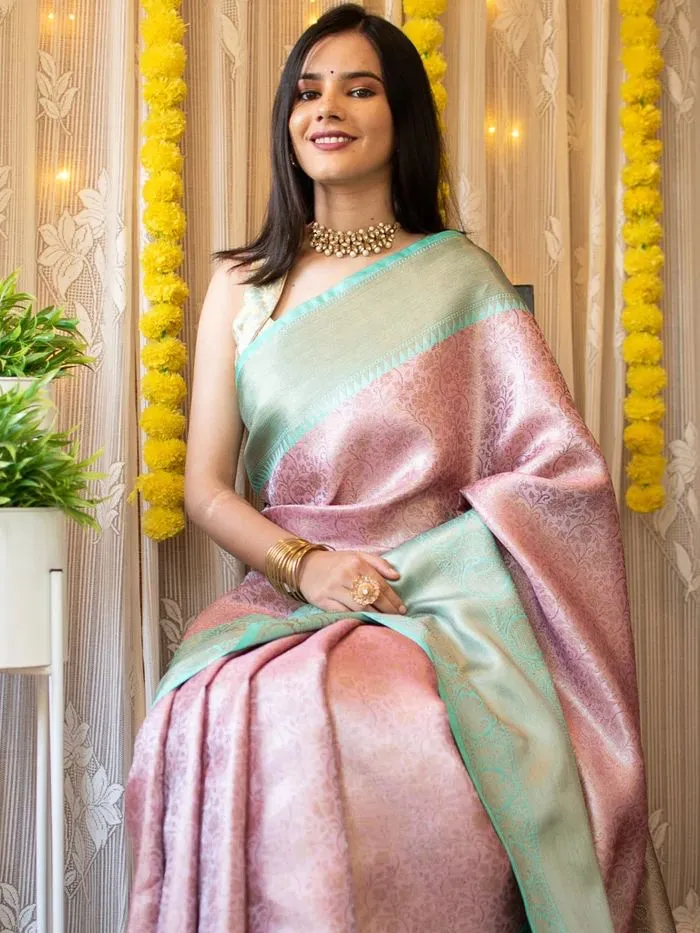 DESIGNER FANCY LICHI SILK SAREE