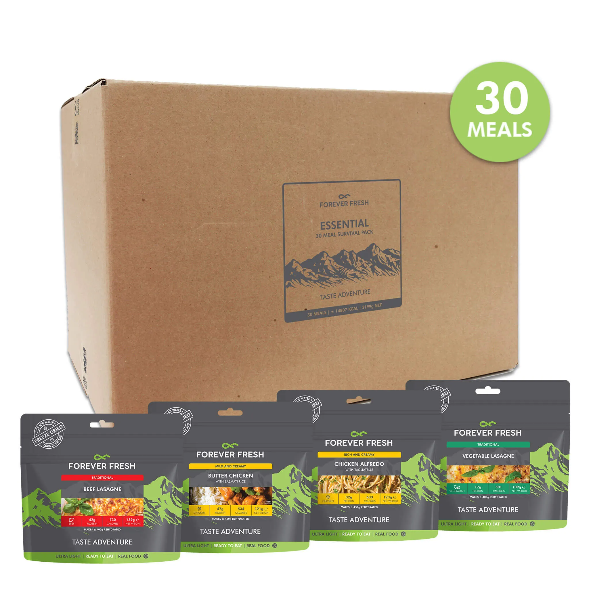 Essential | 30-Meal Adventure Pack