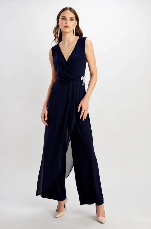 Gathered Chiffon Jumpsuit
