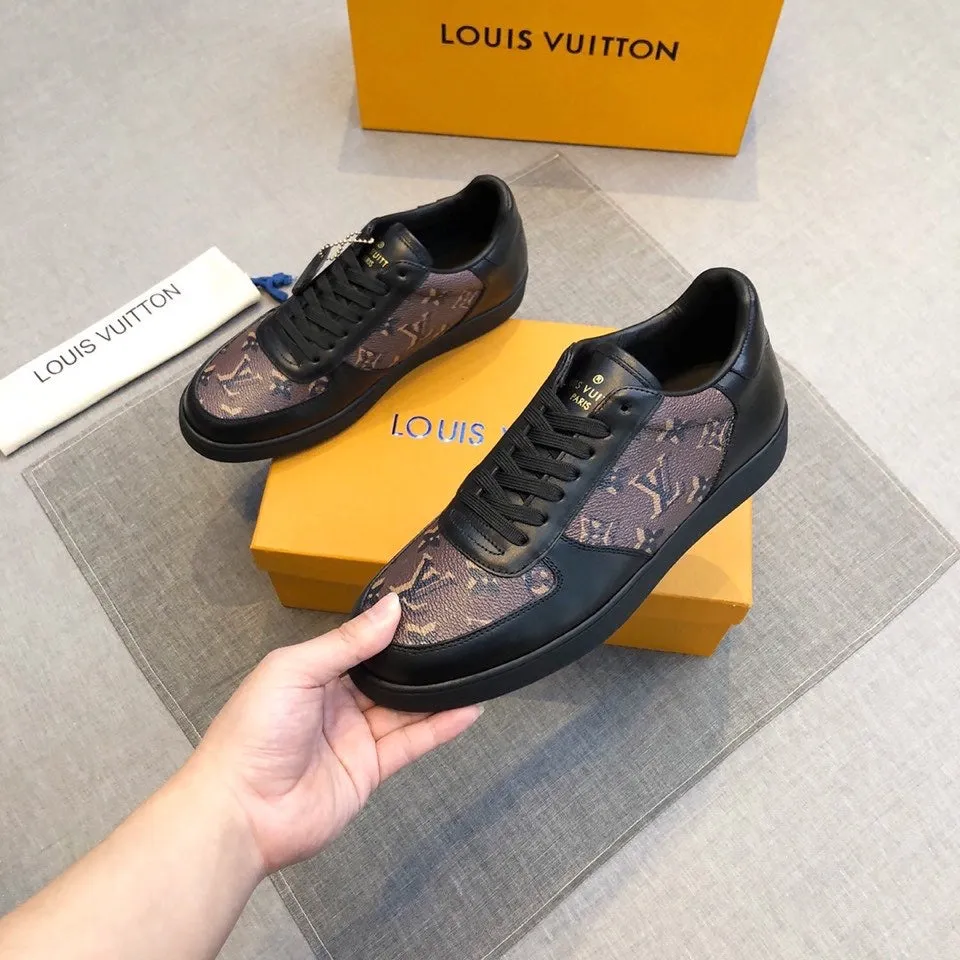 Louis Vuitton Casual Low Black Brown Sneaker