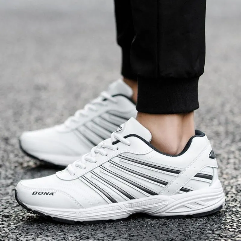 Men's Casual Leather Sneakers