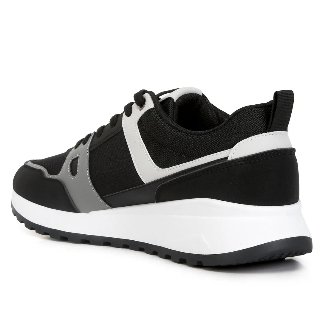 Men's Multicolour Patchwork Casual Sneakers