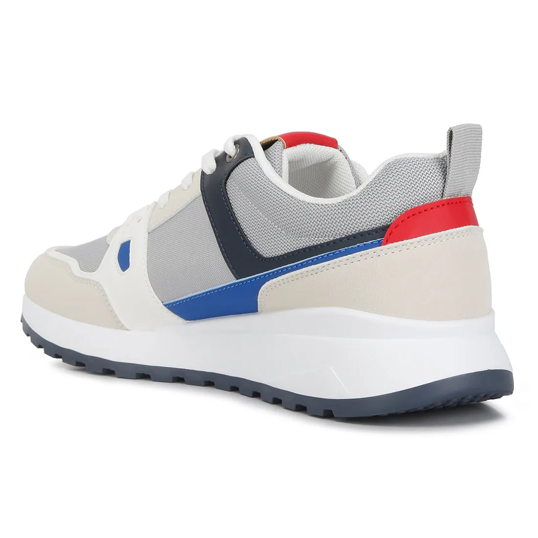 Men's Multicolour Patchwork Casual Sneakers