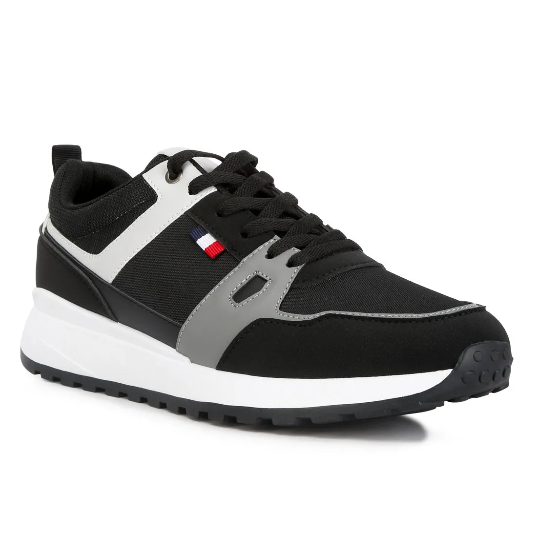 Men's Multicolour Patchwork Casual Sneakers