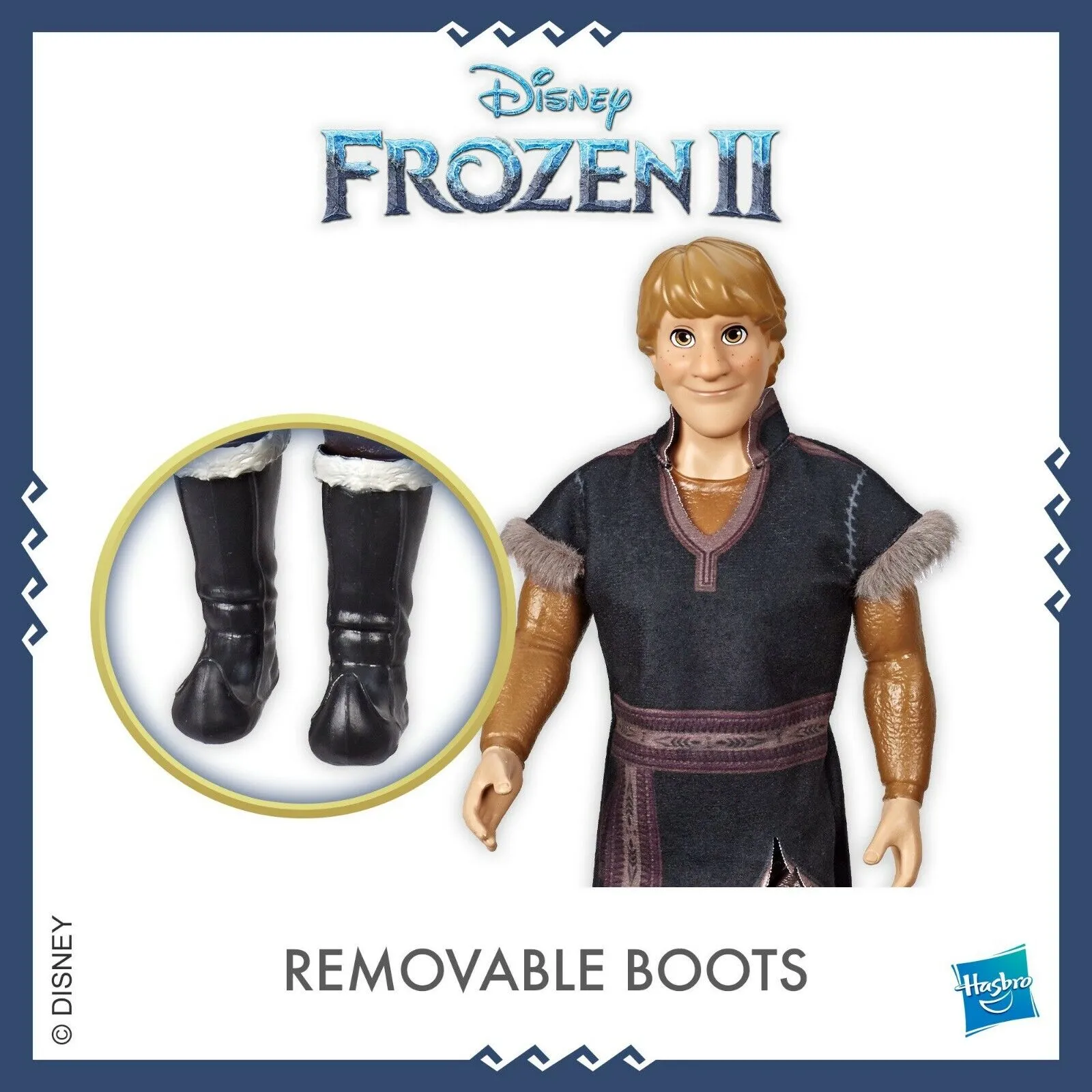 NEW Disney Frozen II 2 Kristoff Action Figure Posable 12" Doll Hasbro Fast