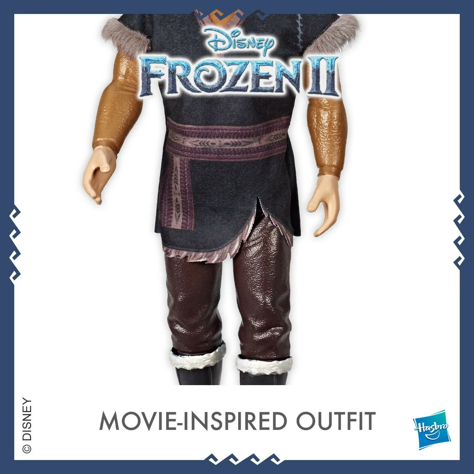 NEW Disney Frozen II 2 Kristoff Action Figure Posable 12" Doll Hasbro Fast