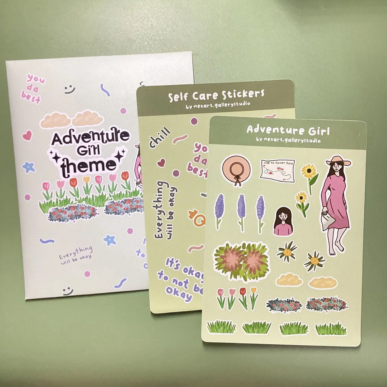NEZS.ART Adventure Girl sticker