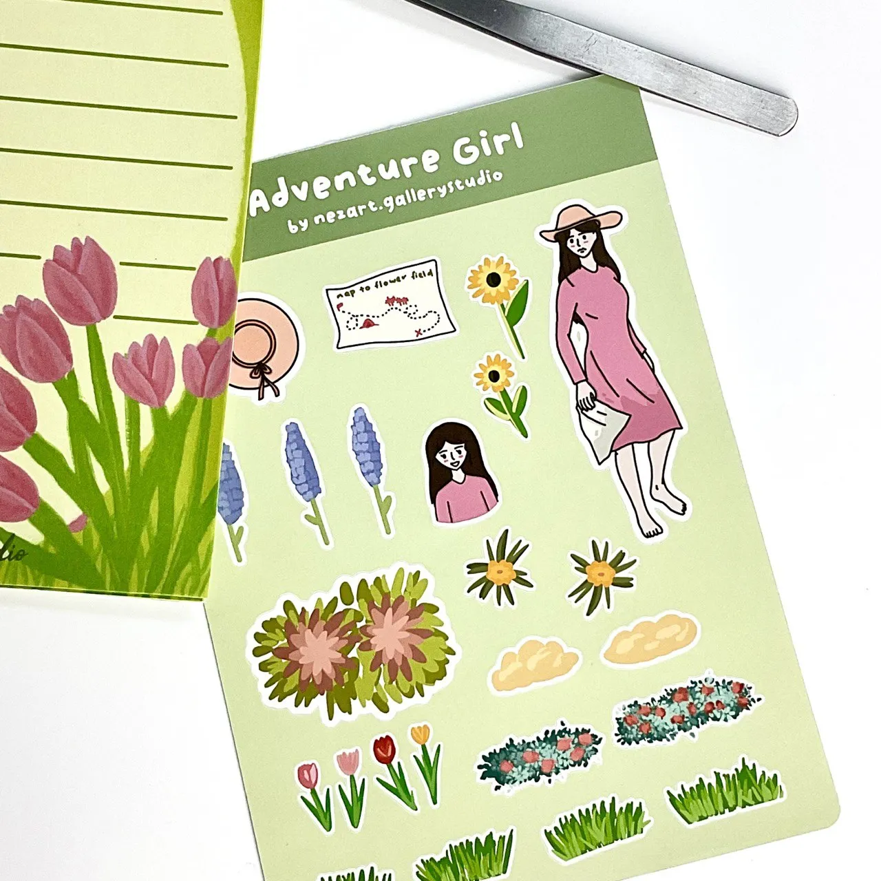 NEZS.ART Adventure Girl sticker