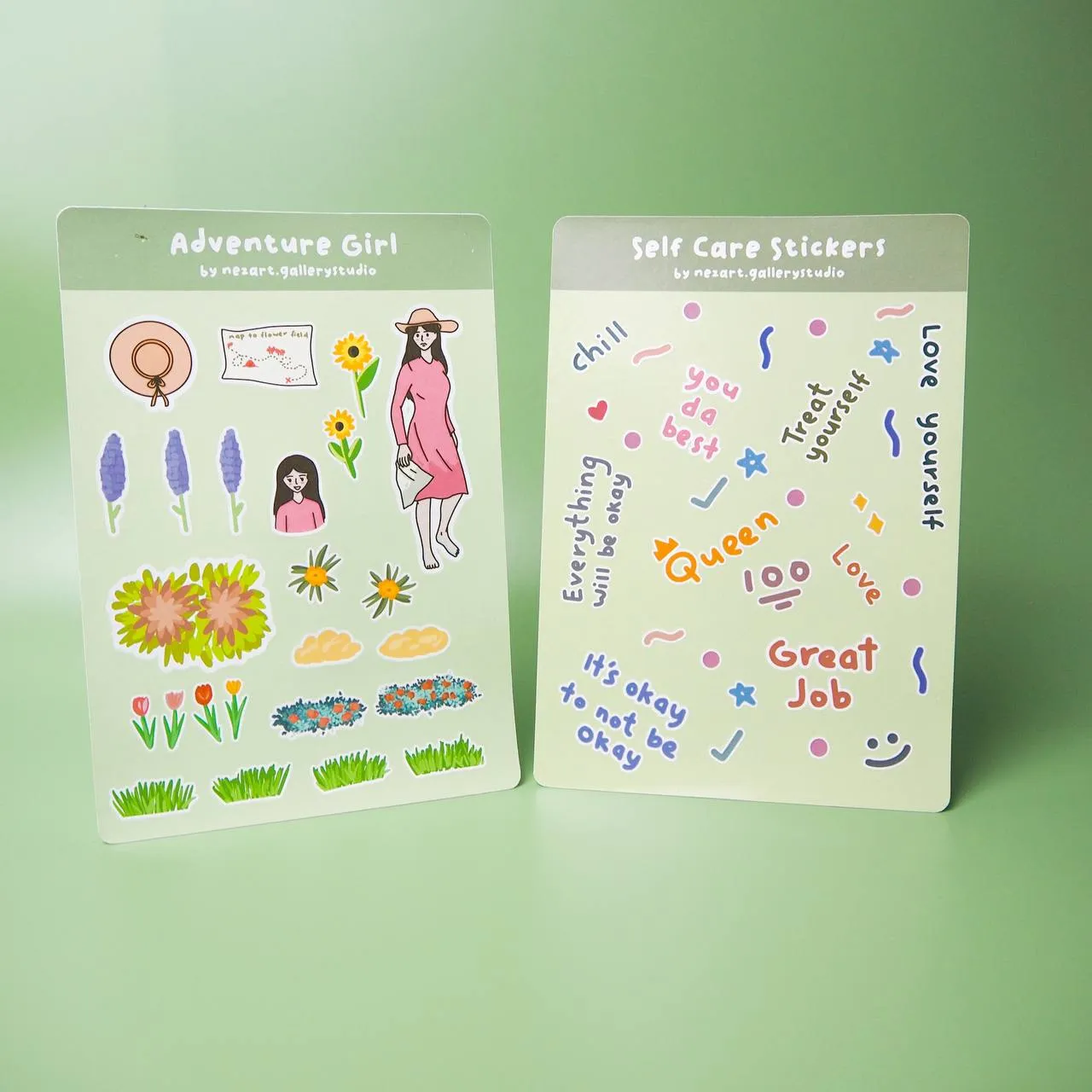 NEZS.ART Adventure Girl sticker