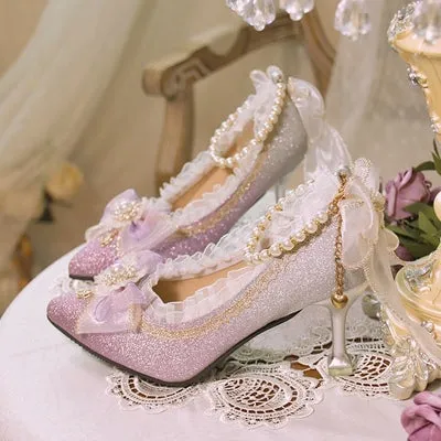 One Night~Wedding Lolita High Heels Shoes
