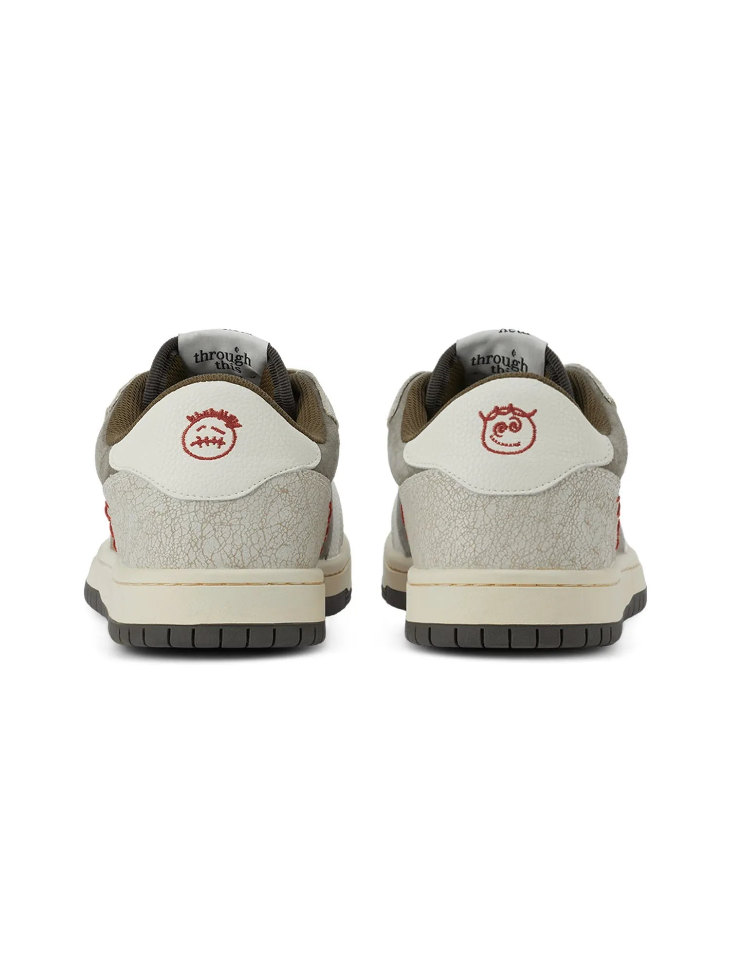 Sneakerhill Smiley Face Embroidery Street Rap Sneakers