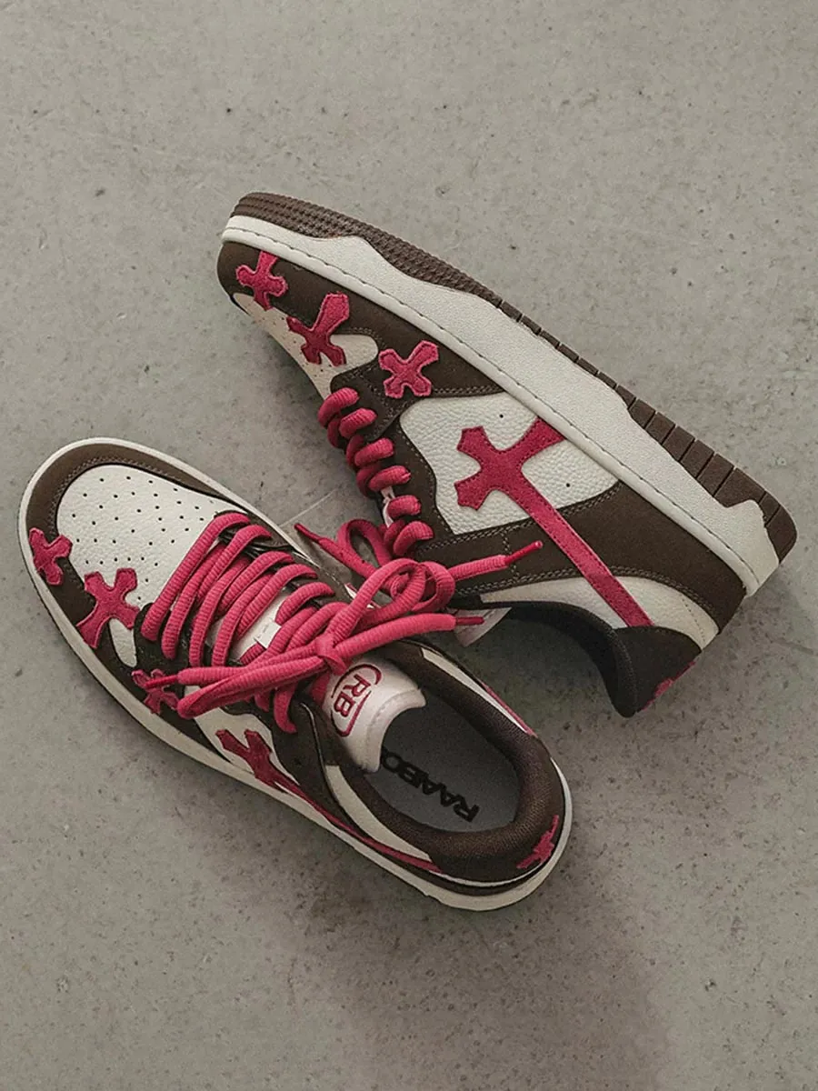 Sneakerhill Splicing Skateboard Sneakers -1420