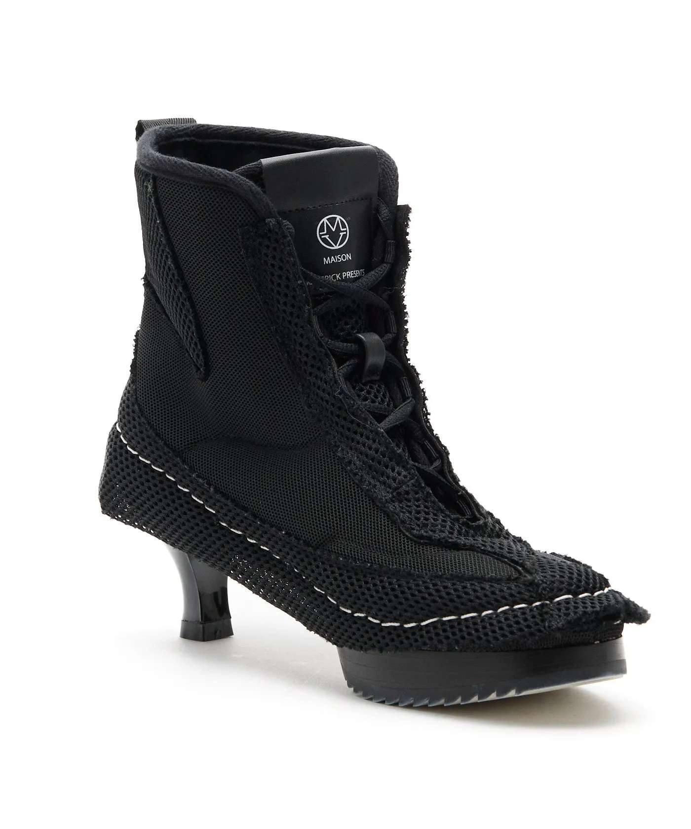 Sporty Sneaker-Boot Heels