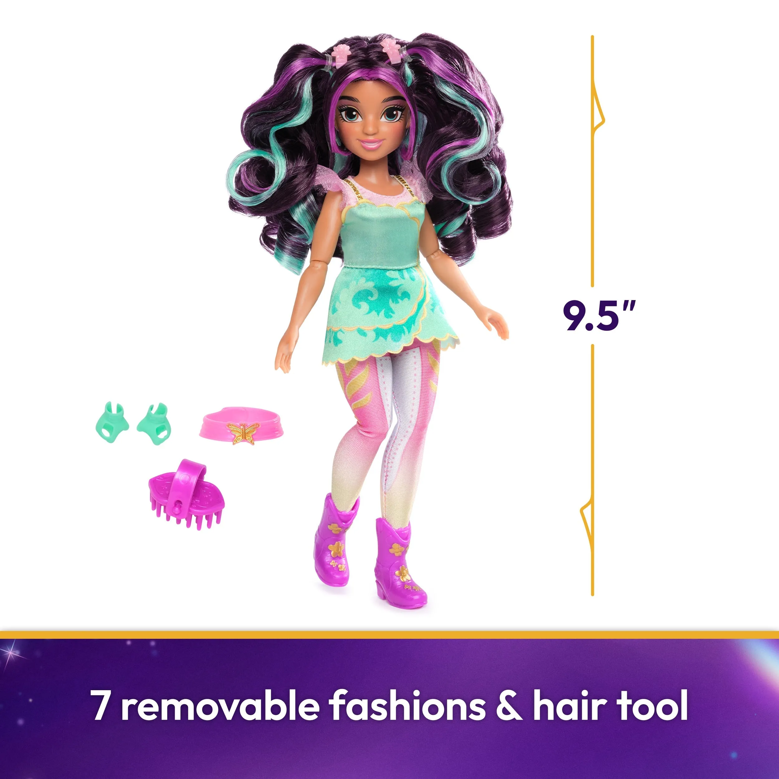 Unicorn Academy, 9.5-inch  Ava Doll