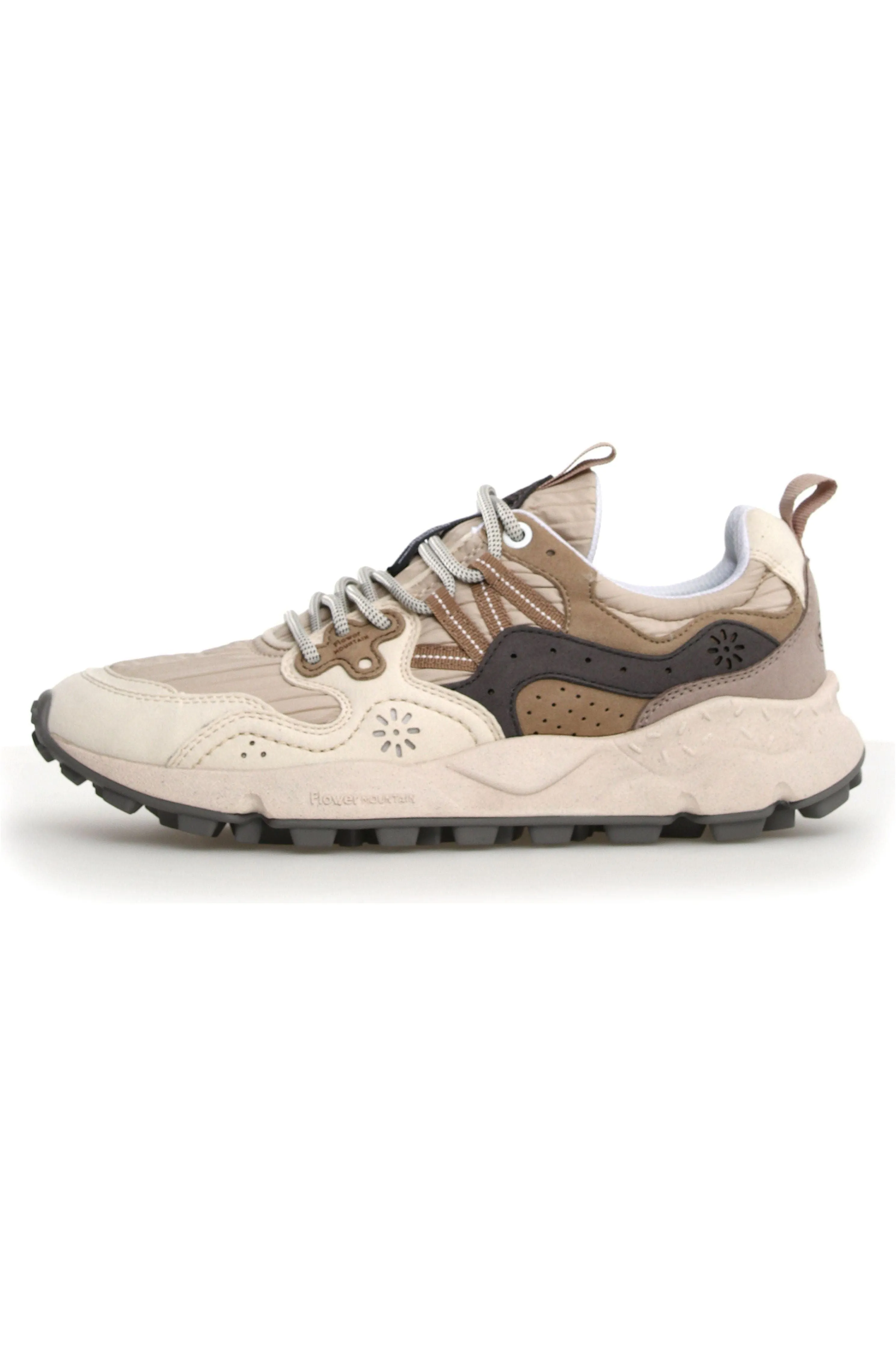 Yamano 3 Eco Suede/Nylon Sneaker - Milk/Multi