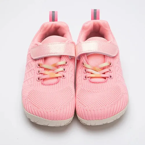 ZZFABER Barefoot Shoes Kids Flexible Mesh Sneakers Soft Wide Toe