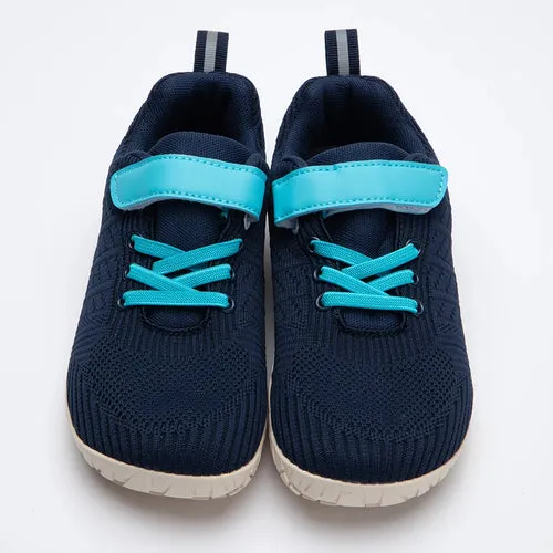 ZZFABER Barefoot Shoes Kids Flexible Mesh Sneakers Soft Wide Toe